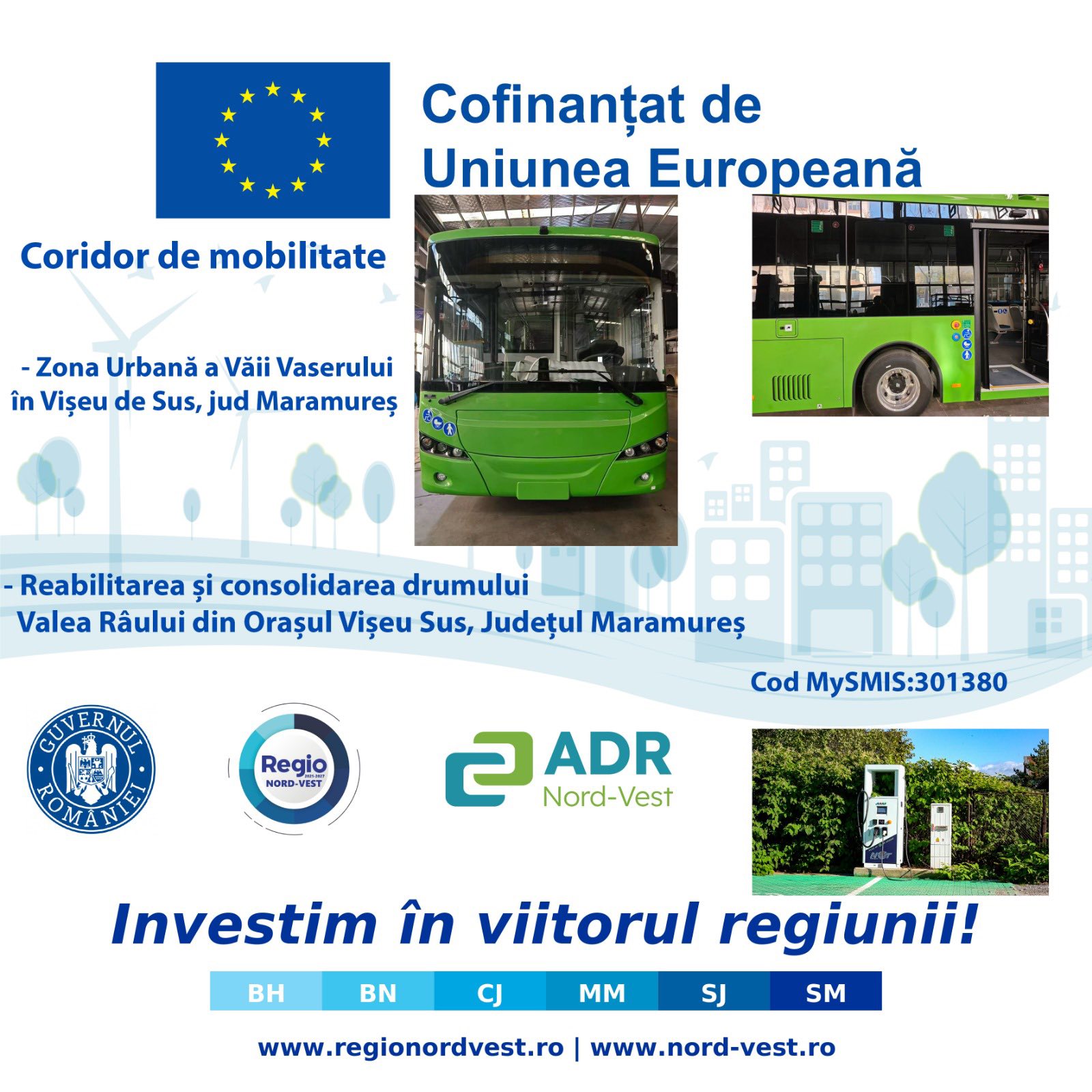 Două autobuze electrice noi au fost livrate la Vișeu de Sus