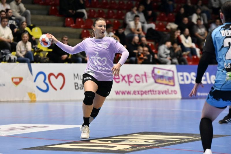 Minaur Baia Mare, victorie clară în fața CSM Galați, scor 34-23 (15-10)