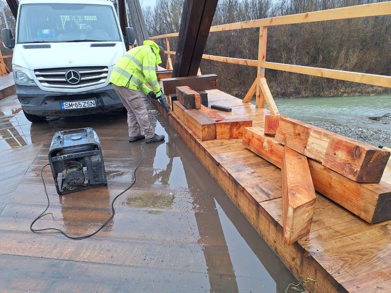 Restricții temporare de trafic la PTF Sighetu Marmației din cauza lucrărilor la podul peste Tisa