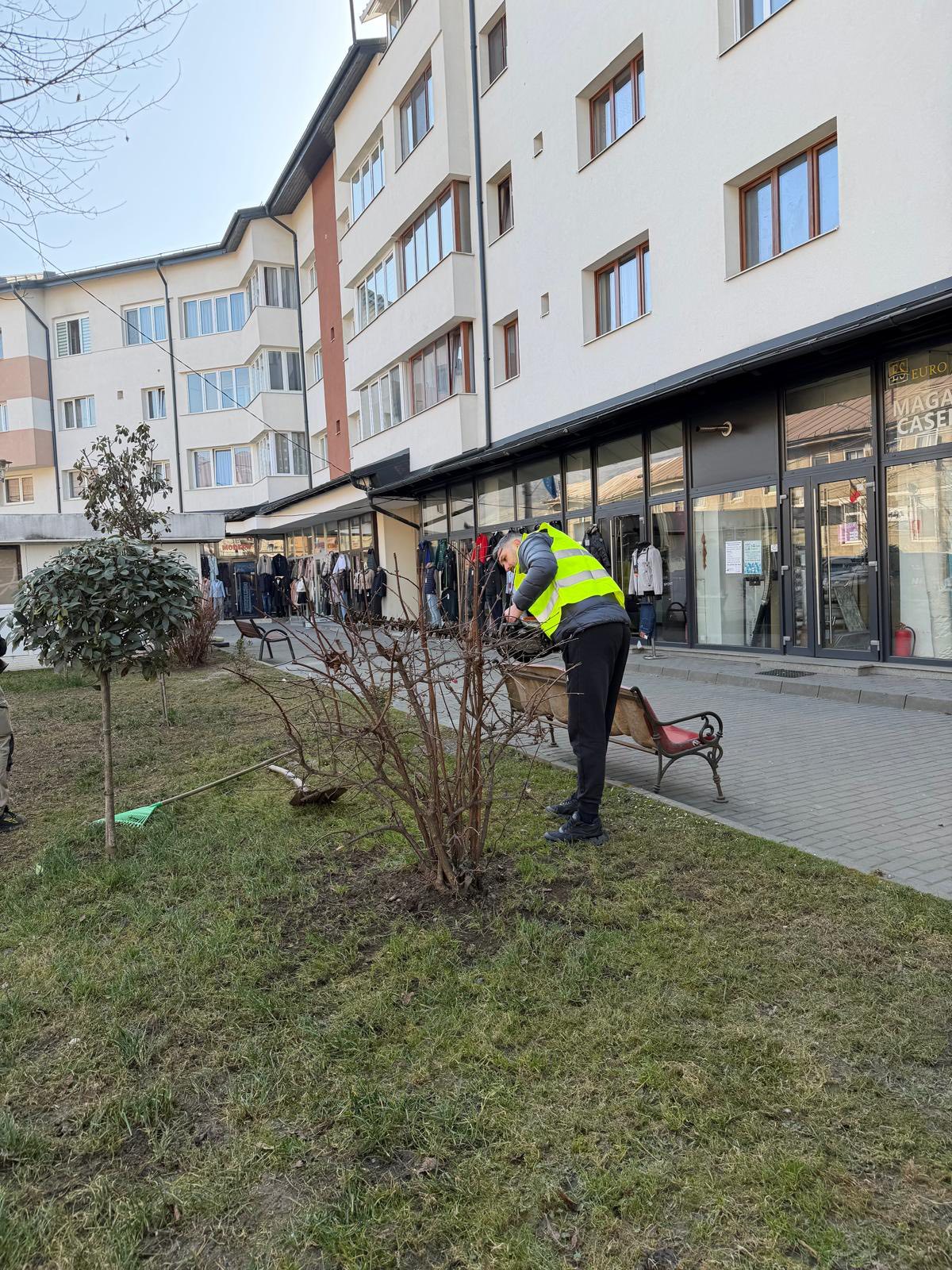 A început curățenia de primăvară în Vișeu de Sus