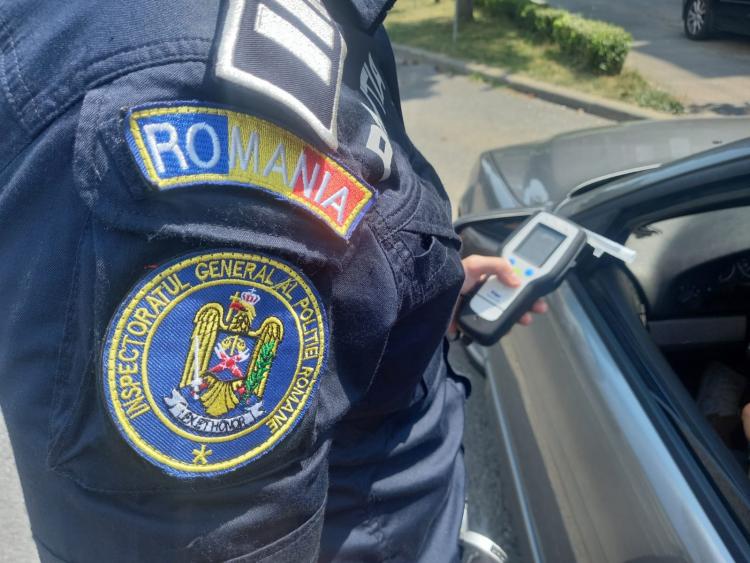 Bărbat de 42 de ani, prins băut la volan - Avea 1,42 mg/l alcool pur în aerul expirat