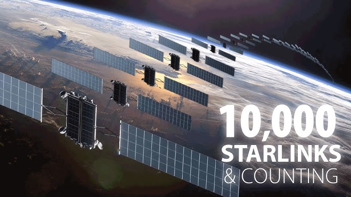 Constelația Starlink de pe orbita Pământului a depășit 10.000 de sateliți