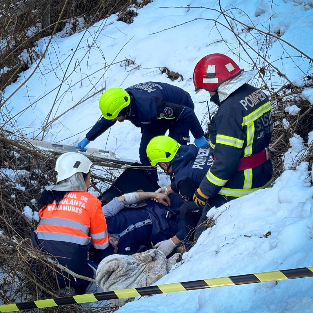 Exercițiu de amploare pentru alunecări de teren la Poieni