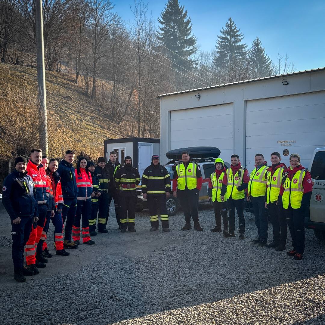 Exercițiu de amploare pentru alunecări de teren la Poieni