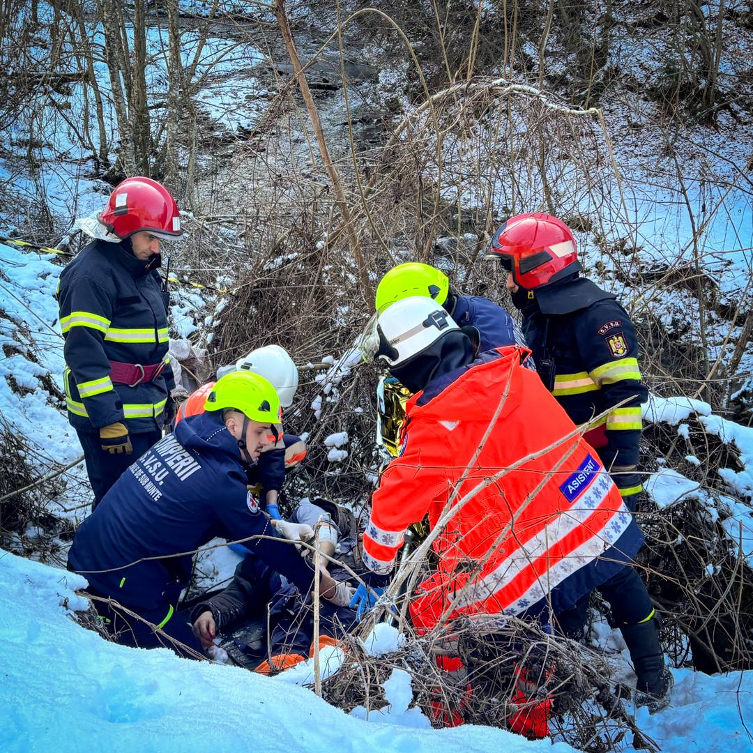 Exercițiu de amploare pentru alunecări de teren la Poieni