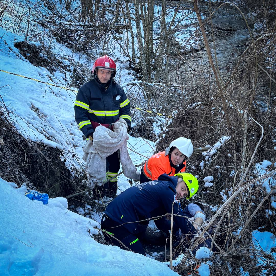 Exercițiu de amploare pentru alunecări de teren la Poieni