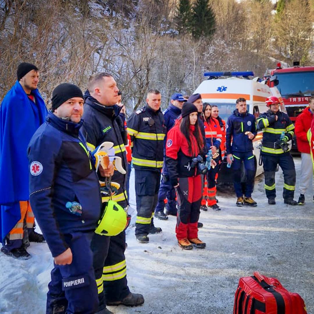 Exercițiu de amploare pentru alunecări de teren la Poieni