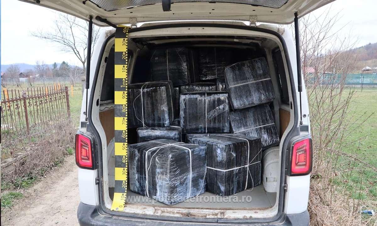 FOTO&VIDEO - Contrabandist arestat la Sighetu Marmației, după descinderi și urmărire în trafic