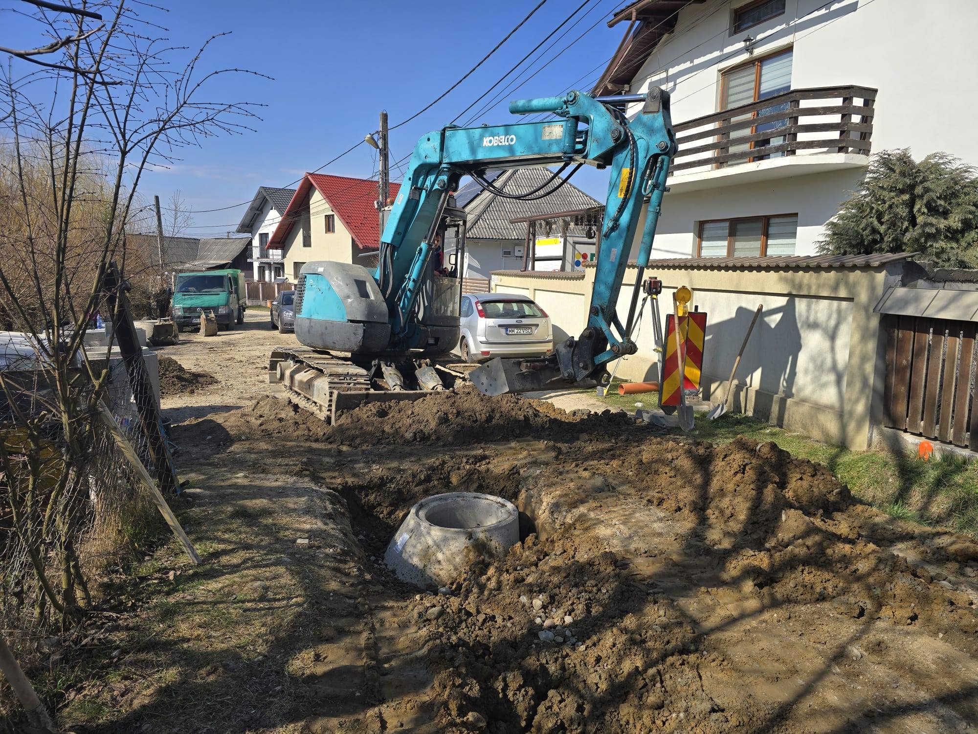 Lucrări de modernizare a rețelelor de apă și canalizare continuă în Sighetu Marmației