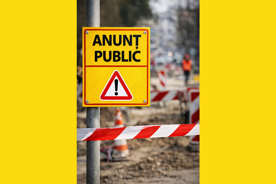 Restricții de circulație în Baia Mare - Închidere totală a circulației pe un tronson din strada Gării. Lucrări la rețeaua de apă-canal până la finalul lunii martie