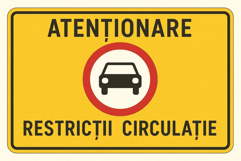 Restricții de circulație și parcare pe B-dul Independenței din Baia Mare