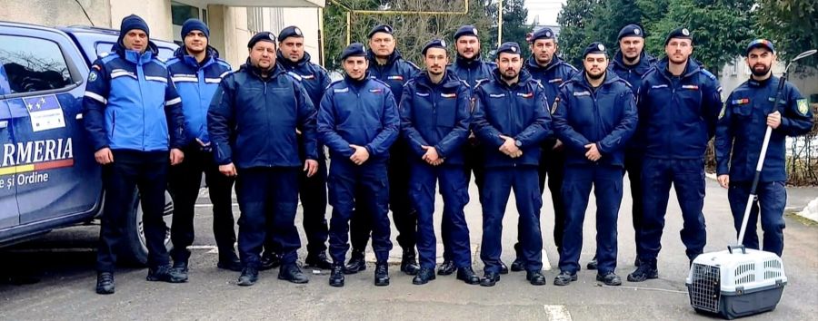 Schimb de experiență cu reprezentanții Organizației pentru Protecția Mediului și Combaterea Braconajului la sediul Jandarmeriei Maramureș
