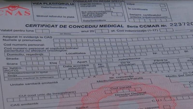 Senatul a aprobat plata primei zile de concediu medical