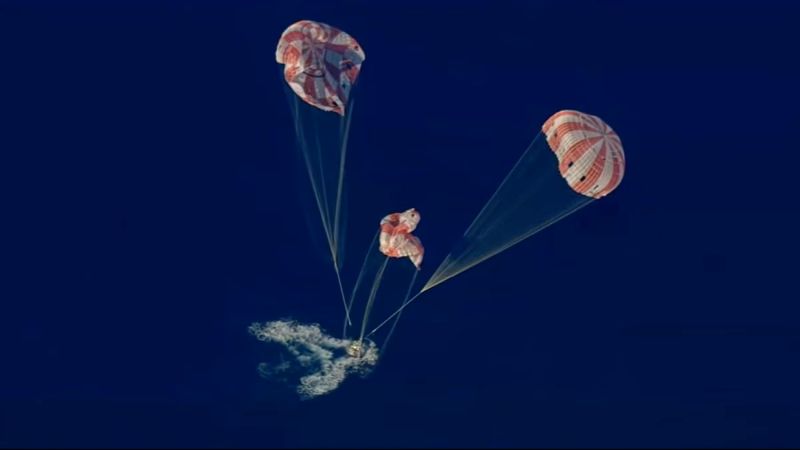 Artemis 2 - Misiunea istorică în jurul Lunii s-a încheiat cu o amerizare perfectă în Pacific