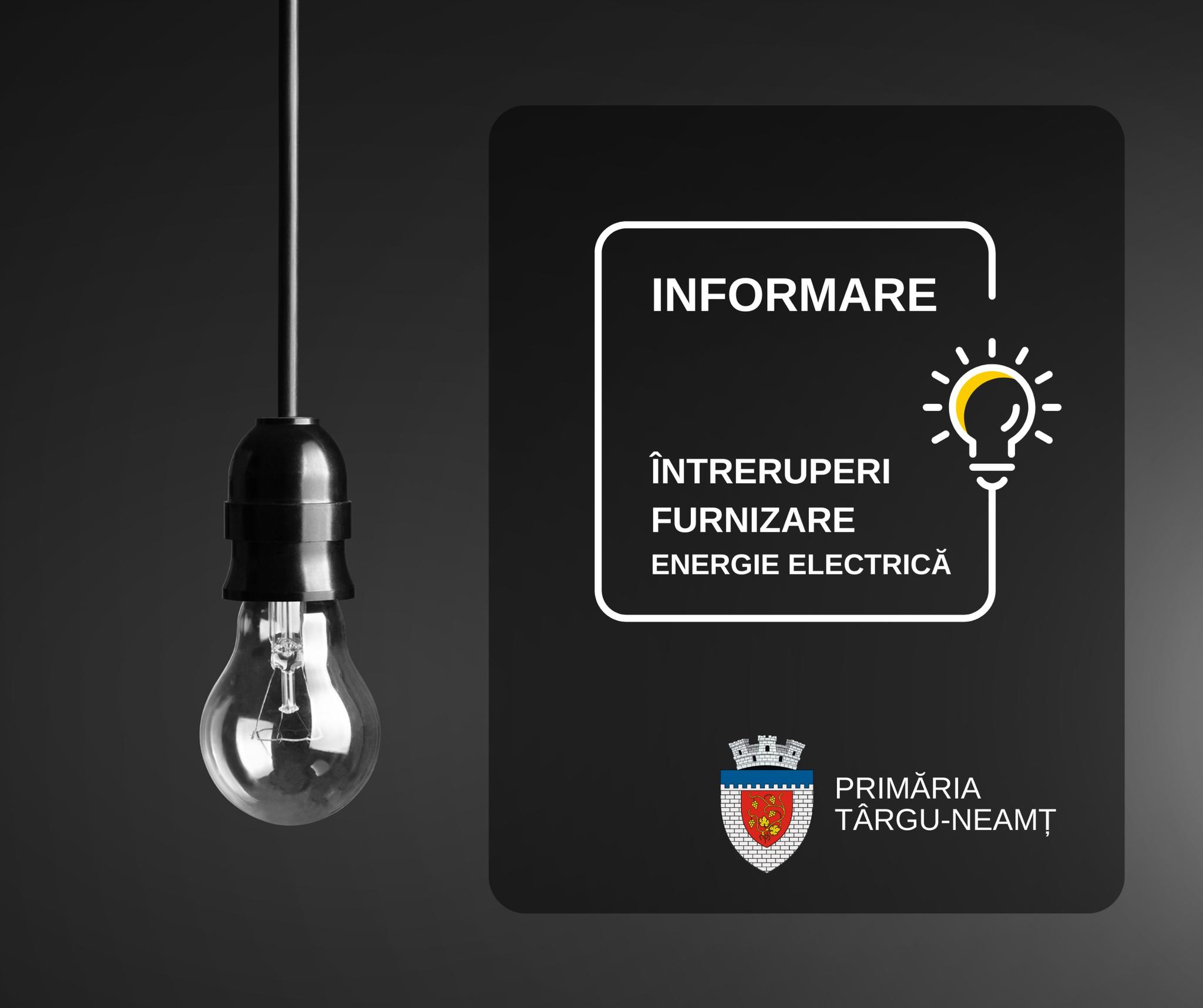 Baia Mare - Întrerupere a alimentării cu energie electrică pe două străzi, mâine între 9:00 și 16:00