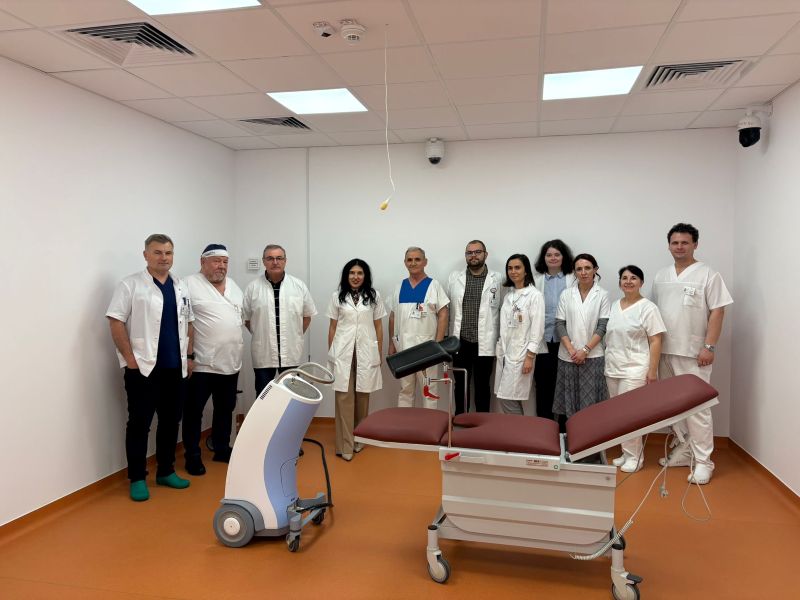 Premieră medicală la Baia Mare - Primele tratamente de brahiterapie efectuate cu noul aparat Flexitron la Spitalul Județean de Urgență „Dr. Constantin Opriș”