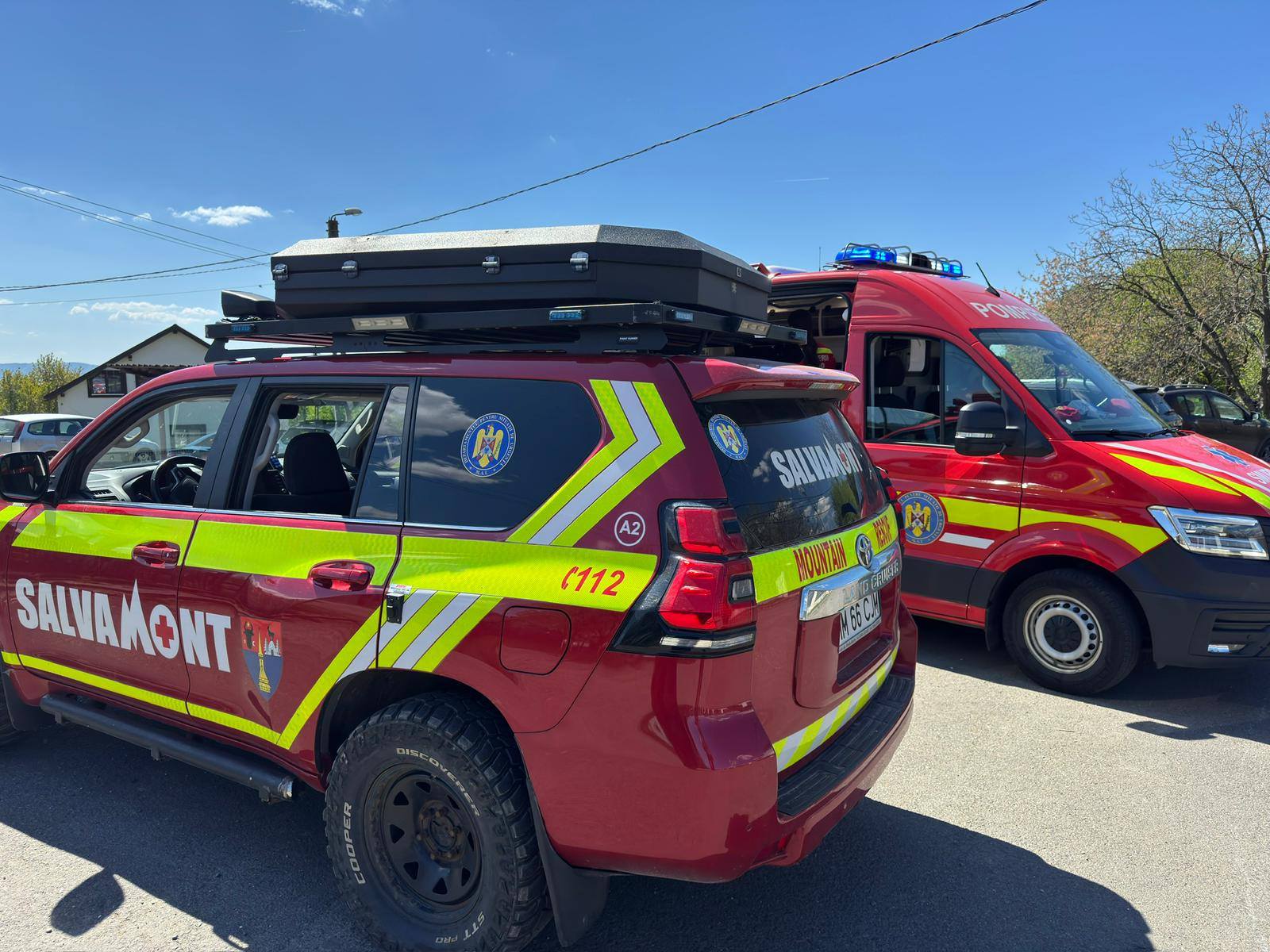Salvamont Maramureș a salvat un ciclist rănit într-o zonă cu acces dificil din Baia Sprie