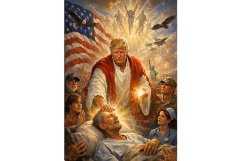 Trump, postare controversată cu imagine generată de AI în plin conflict cu Vaticanul