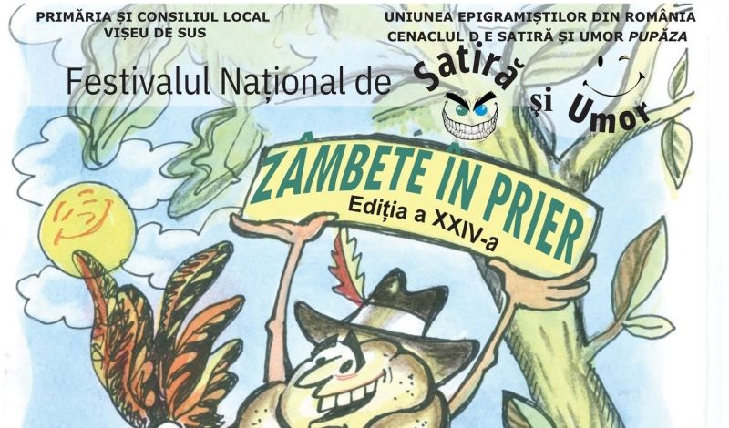 Vișeu de Sus devine capitala umorului românesc - A XXIV-a ediție a Festivalului-Concurs Național de Satiră și Umor „Zâmbete în Prier”