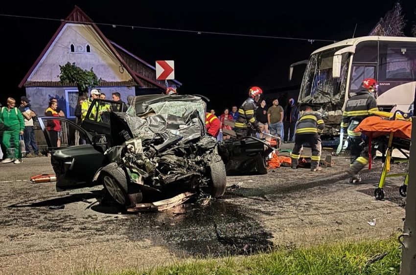 Accident pe DN19 la Câmpulung la Tisa: cinci răniți