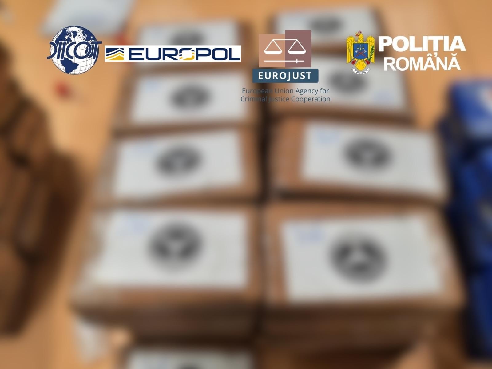16 percheziții într-un dosar privind o rețea internațională de droguri, inclusiv în Maramureș. Aproape 1,7 tone de droguri au fost capturate în Europa