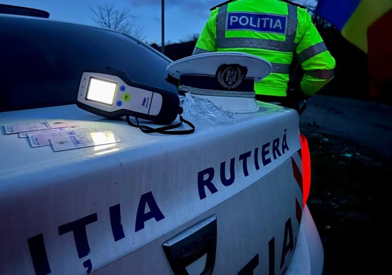 Acțiune „Blocada” în Borșa. Polițiștii au verificat 64 de autovehicule și au aplicat amenzi de 648 de lei