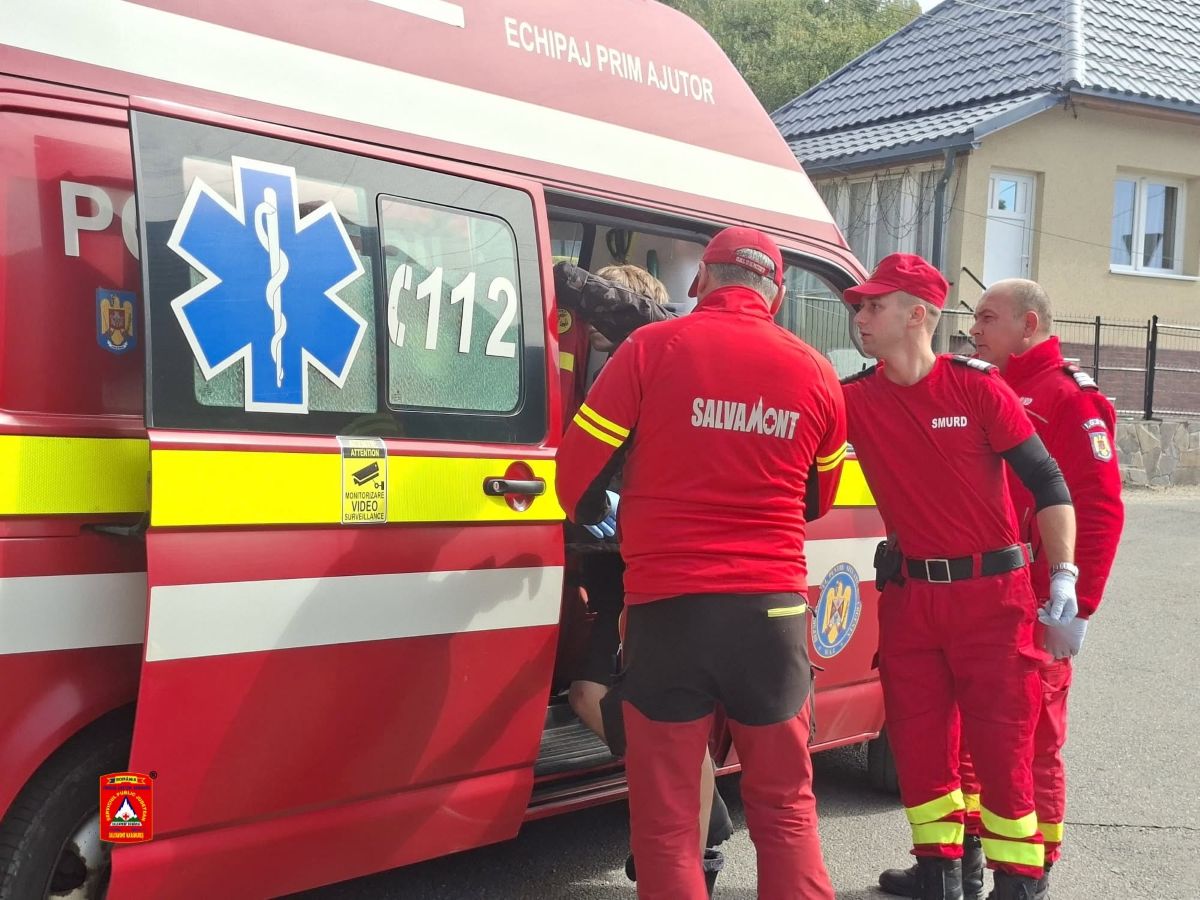 Intervenție Salvamont Maramureș