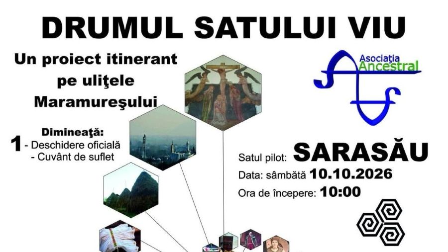 Drumul Satului Viu ajunge în Sărăsău. Ateliere tradiționale, Masa Satului și premiera unui film documentar