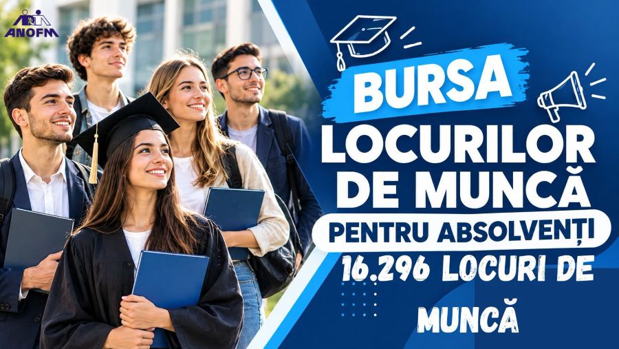 Bursa locurilor de muncă pentru absolvenți, pe 9 octombrie. Peste 16.000 de joburi disponibile la nivel național