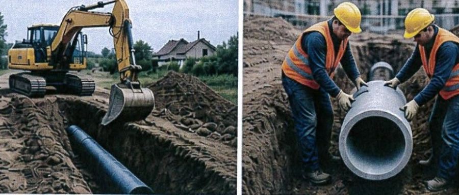 Lucrări de canalizare