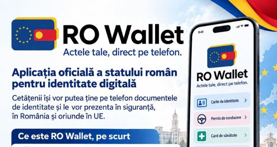 RO Wallet, aplicația în care românii își vor putea păstra actele pe telefon, disponibilă din ianuarie 2027